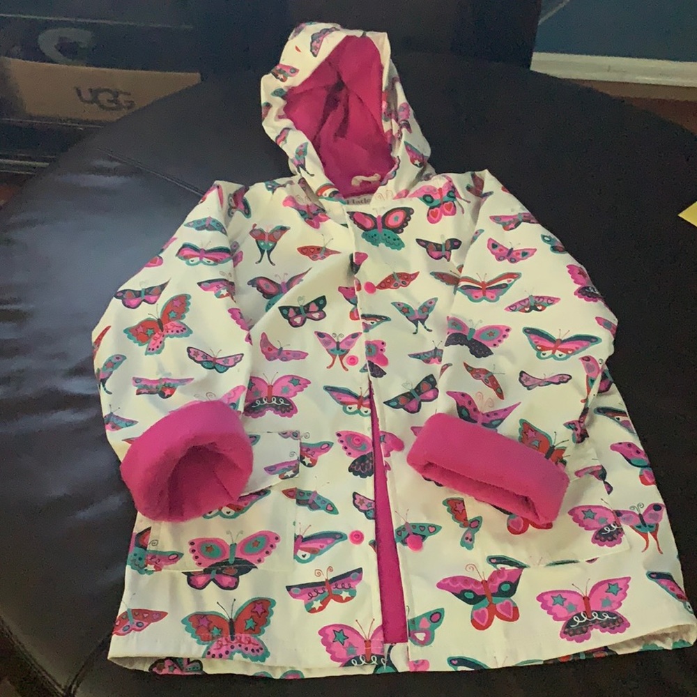 Girls’ Hatley Rain Jacket- Like new. Size 10.